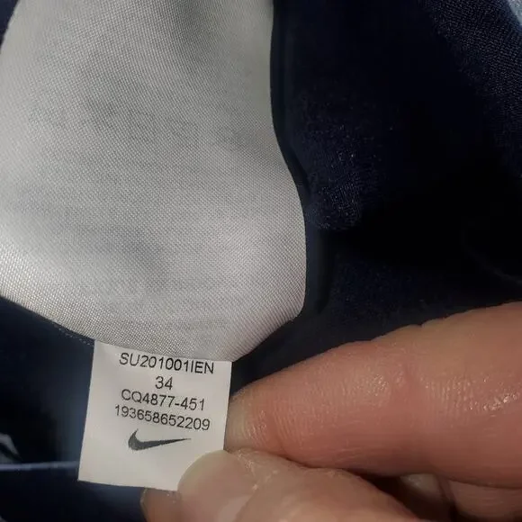 Nike Flex Charm Novelty Golf Print Dri-Fit Slim Shorts Blue 34 Belted CQ4877-451 - Picture 11 of 12